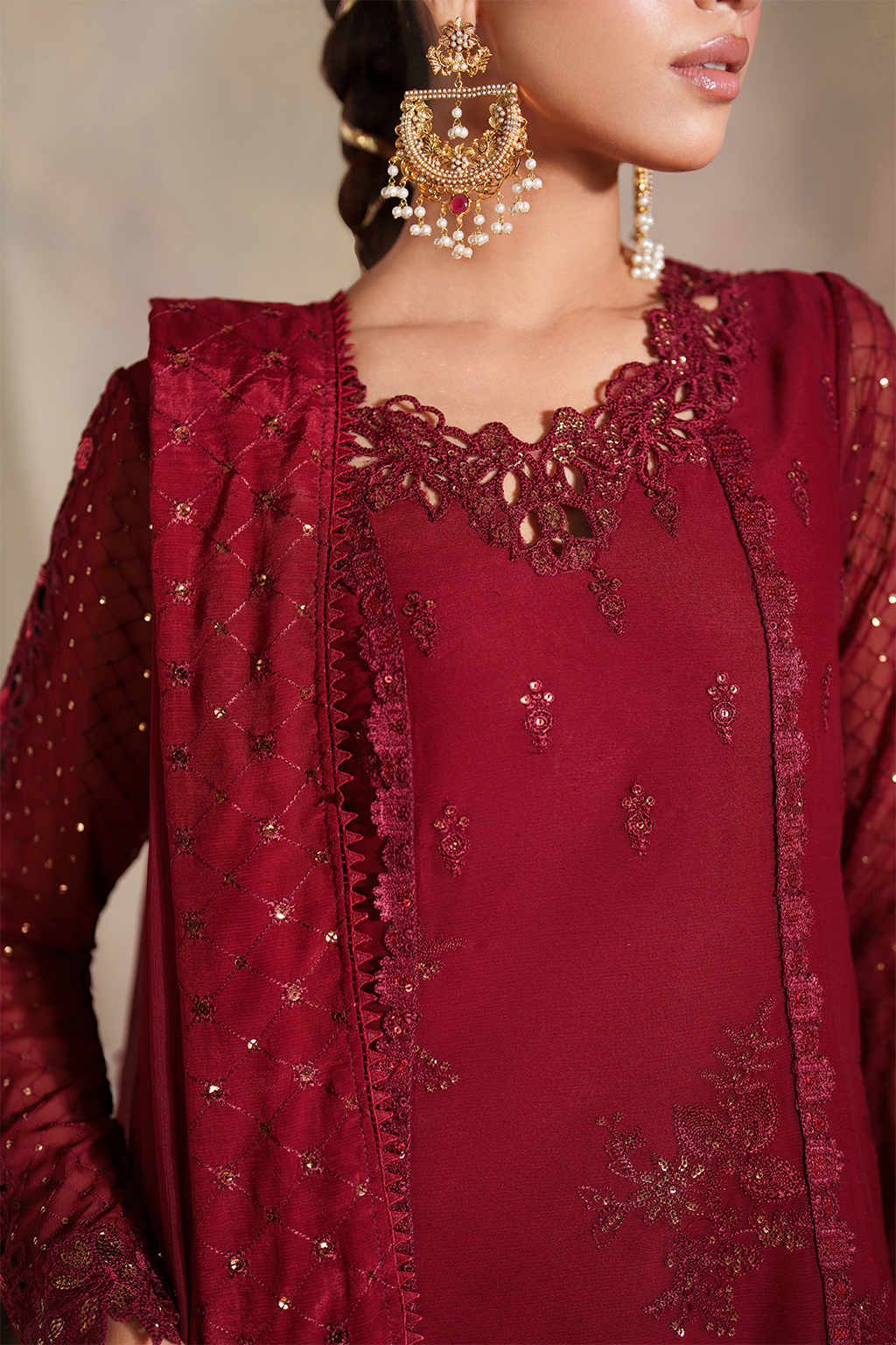 CC-83 Embroidered Chiffon Secondary image