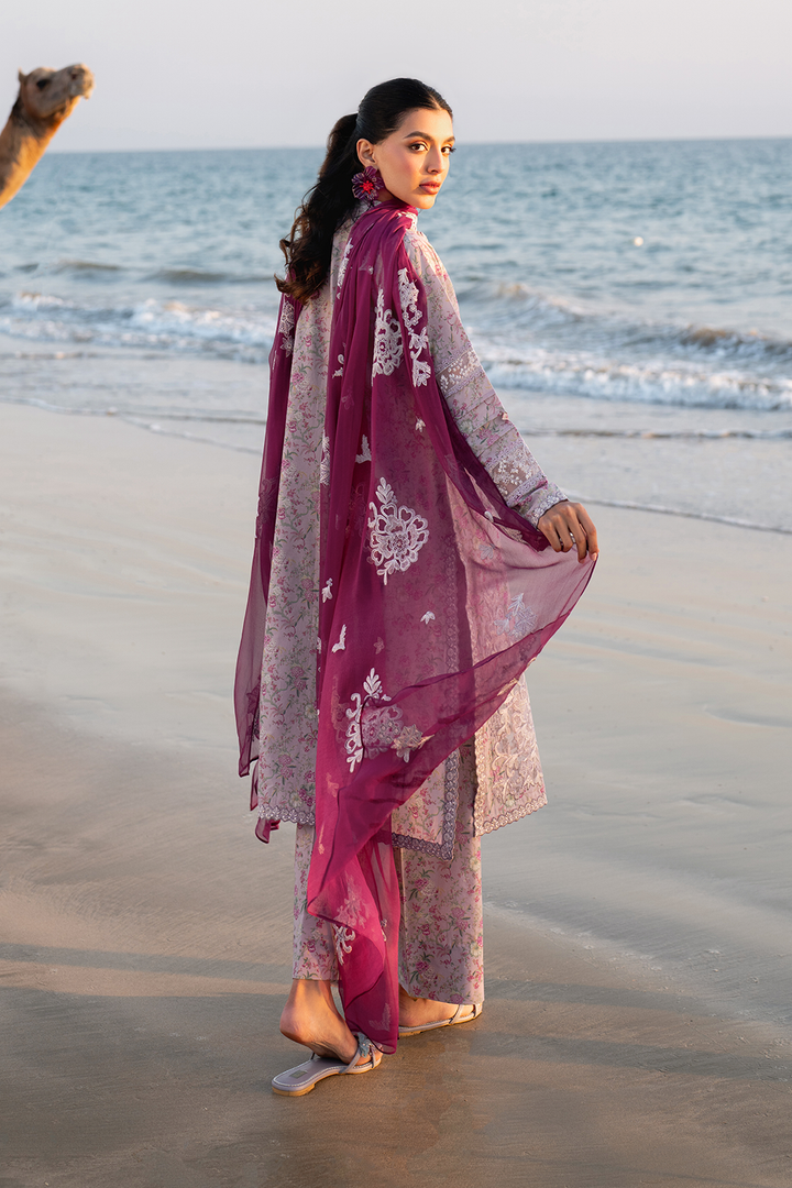 UE-403 Embroidered Lawn - Iznik