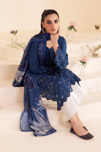 UE-260 Embroidered Lawn - Iznik
