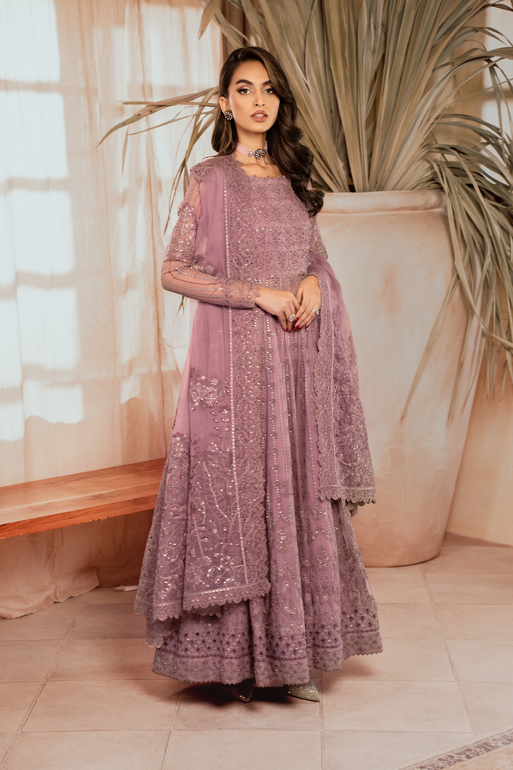 ICK-02 Embroidered Chiffon - Iznik Global