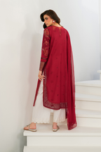 Embroidered Lawn dress - Iznik