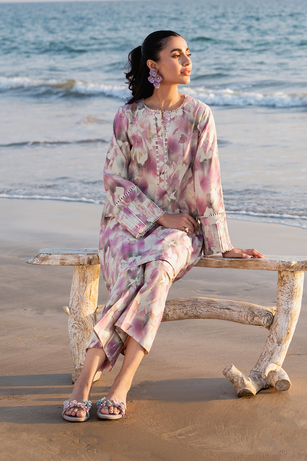 IP-286 Printed Lawn - Iznik