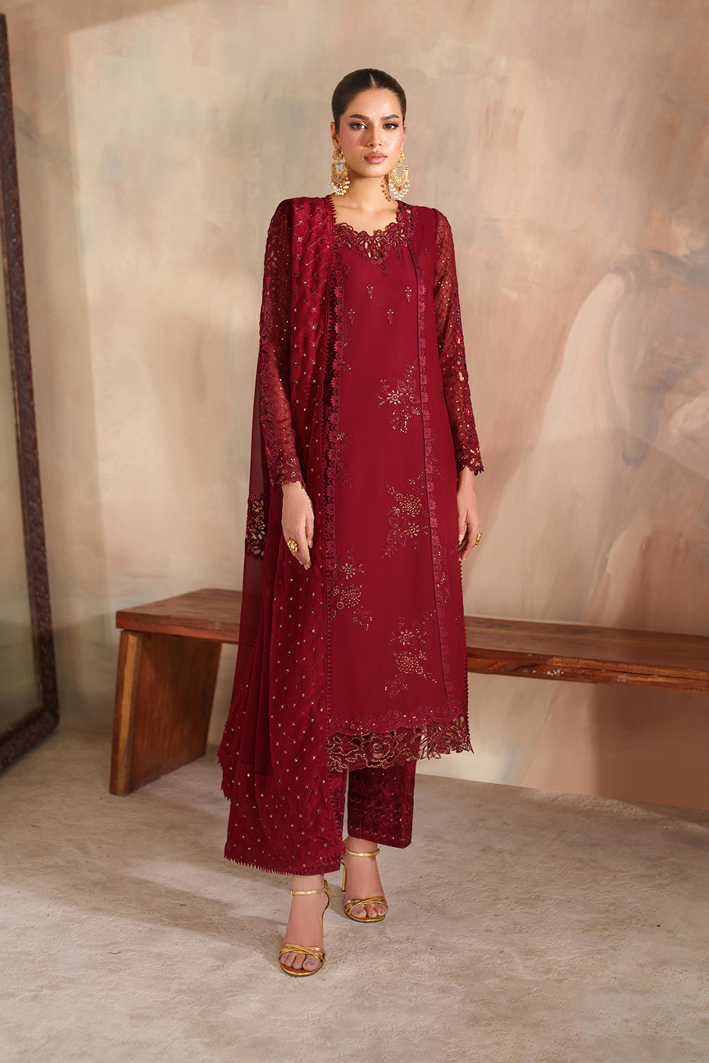 CC-83 Embroidered Chiffon