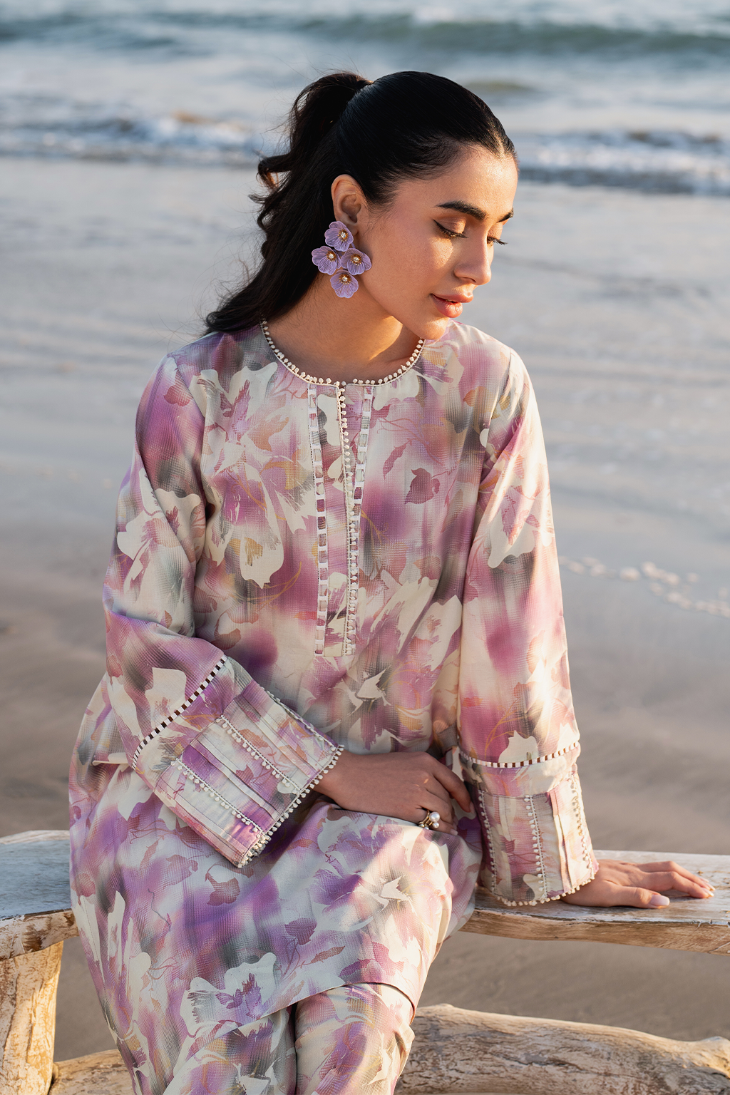 IP-286 Printed Lawn - Iznik