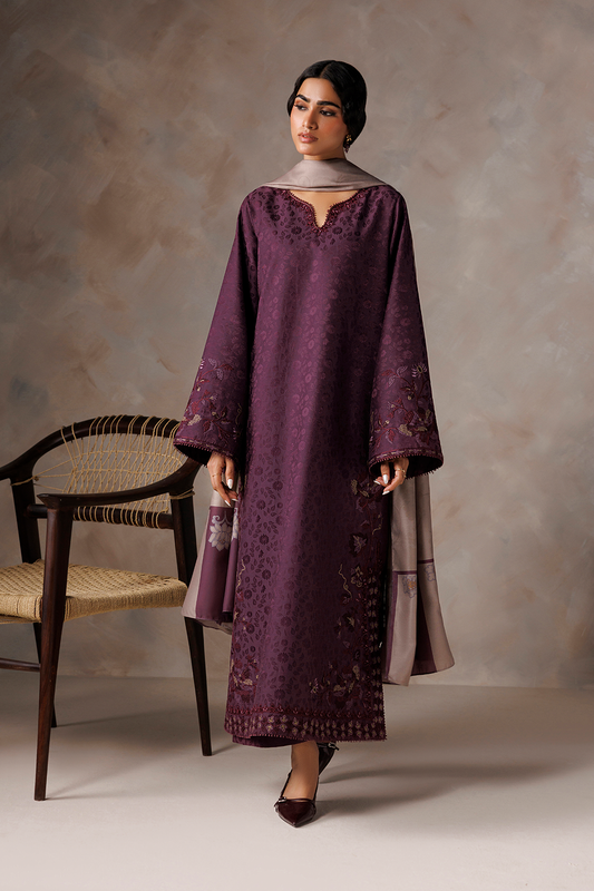 UE-740 Embroidered Viscose Jacquard