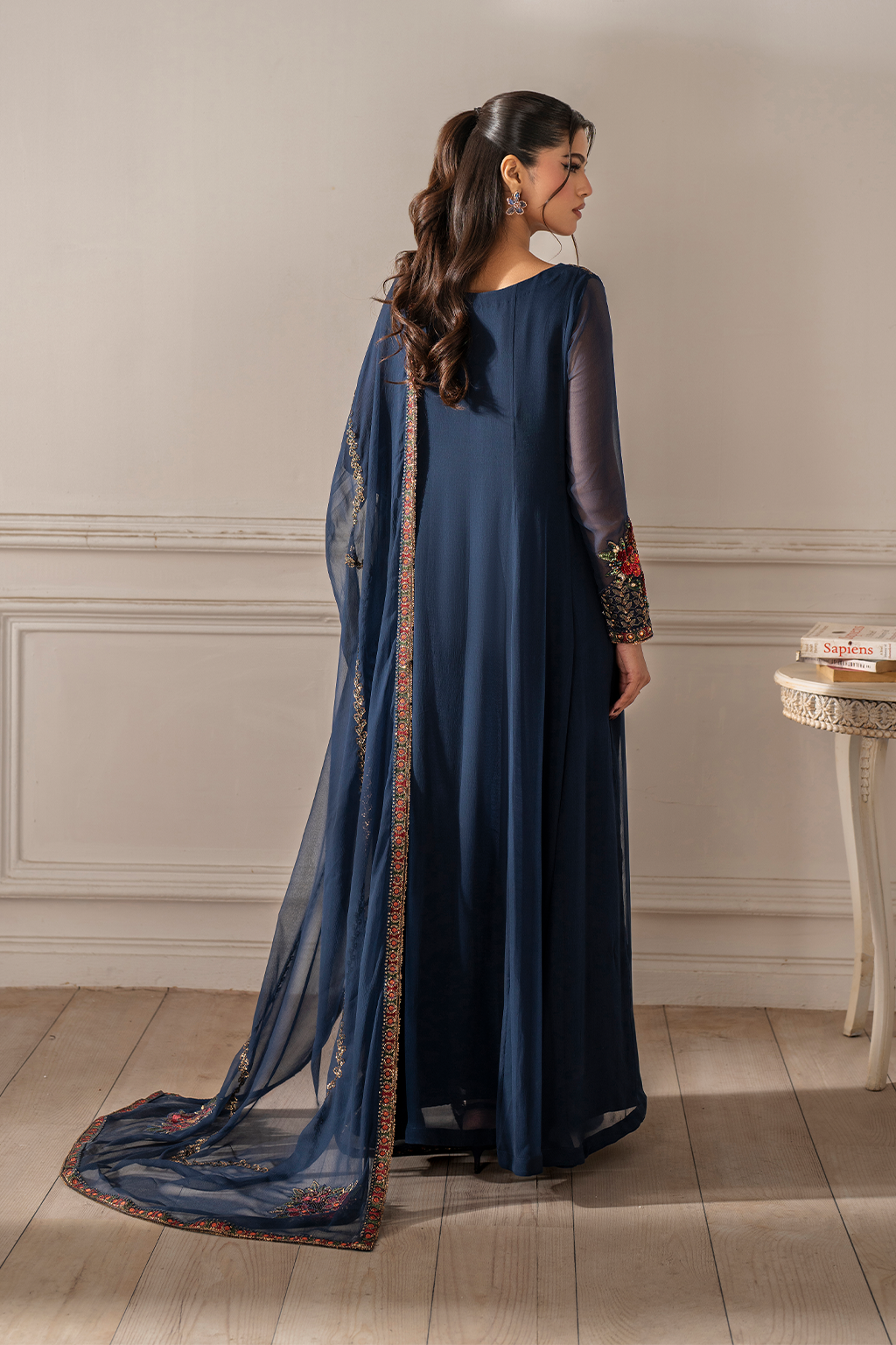UE-412 Embroidered Chiffon