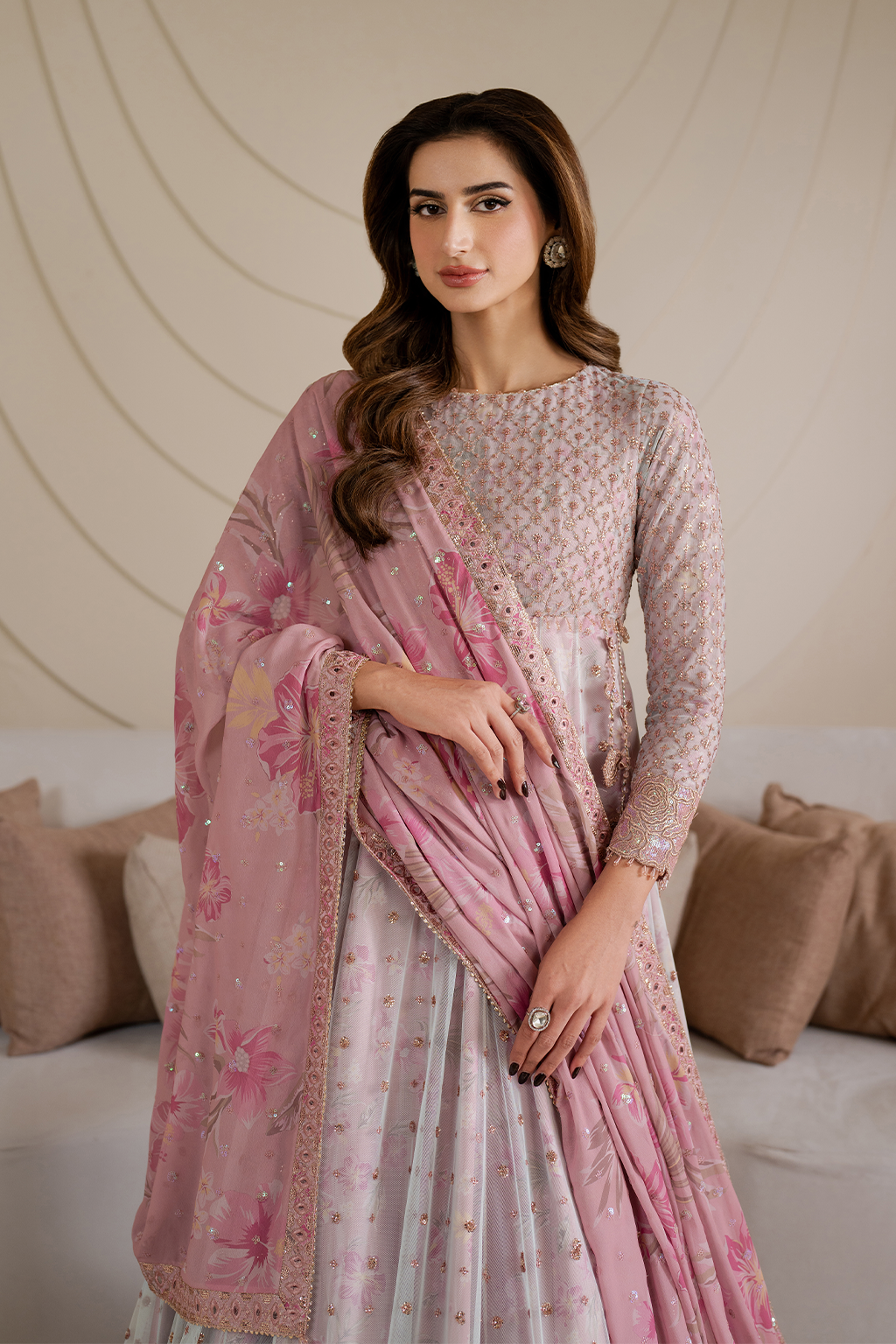 CC-64  Embroidered Net - Iznik