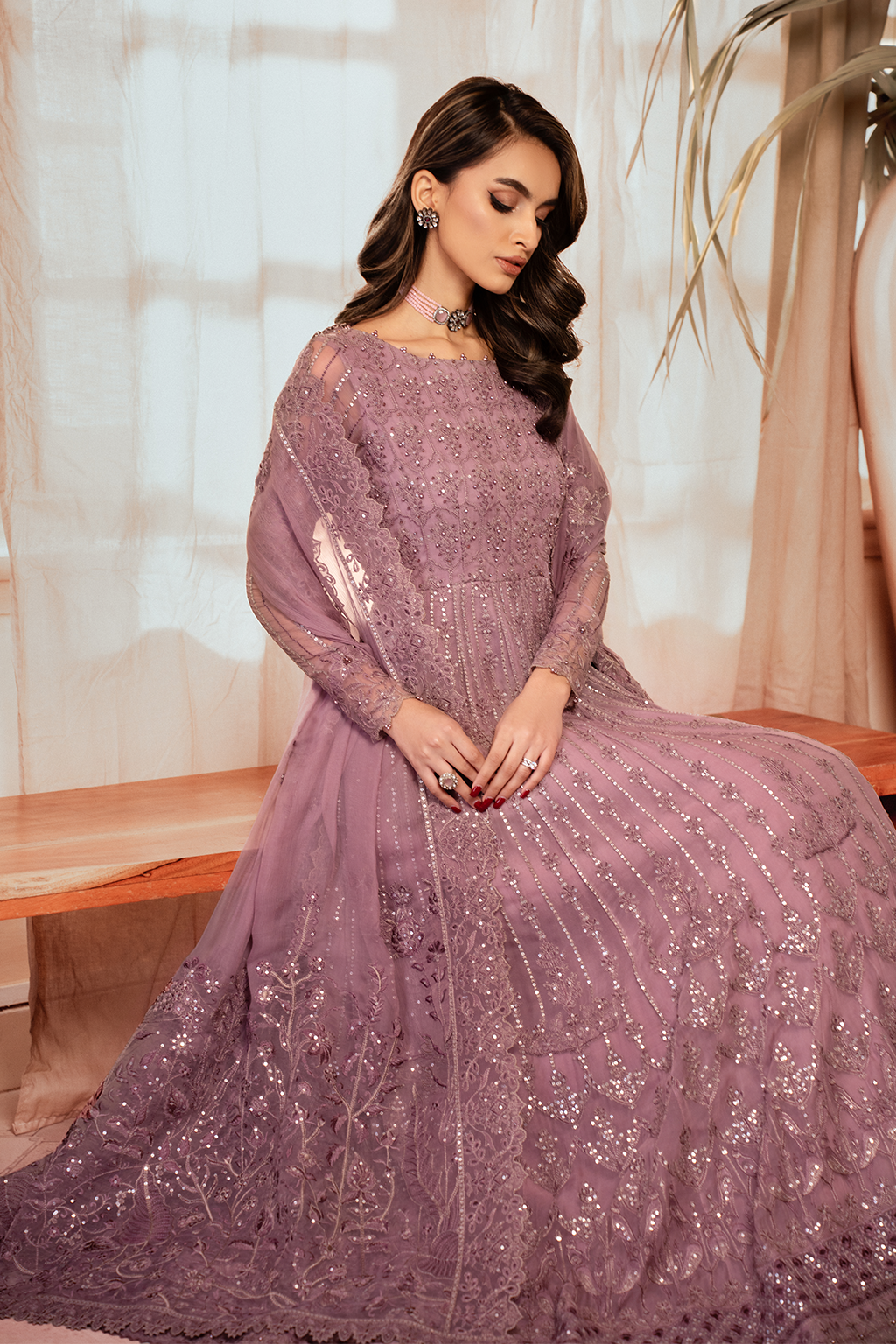 ICK-02 Embroidered Chiffon - Iznik Global