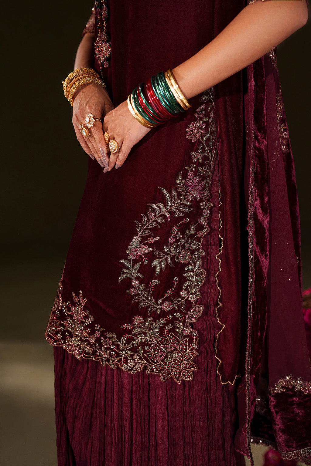 IV-71  Embroidered Velvet