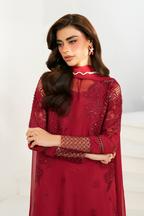 Embroidered Lawn dress - Iznik