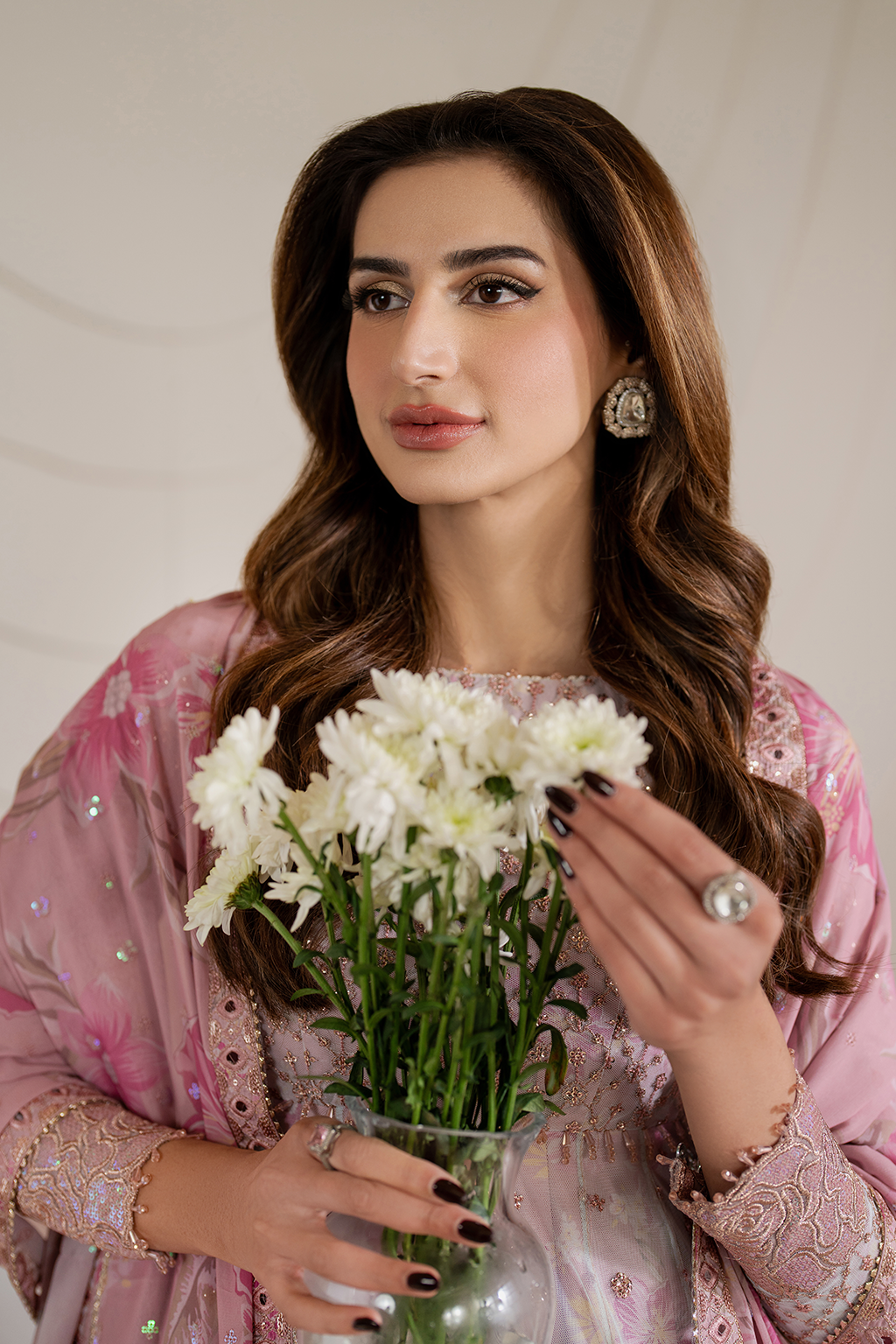 CC-64  Embroidered Net - Iznik