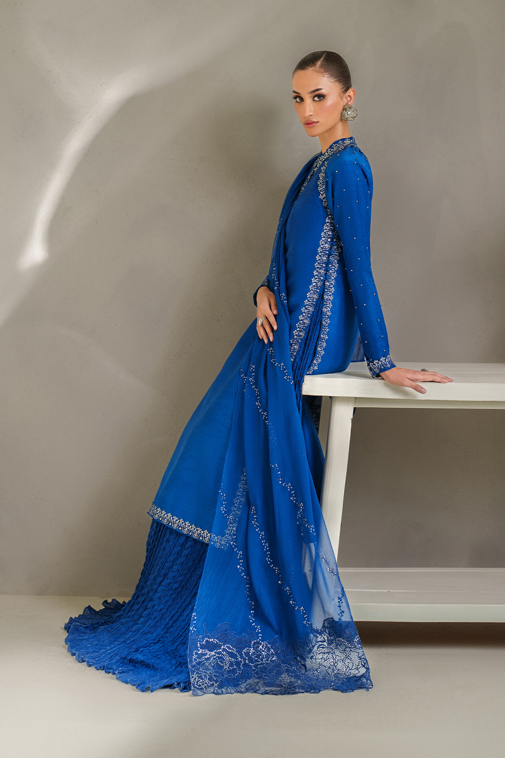 IP-336 Embroidered Rawsilk