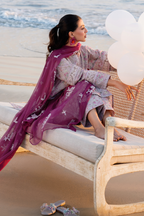 UE-403 Embroidered Lawn - Iznik