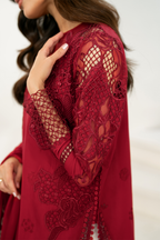 Embroidered Lawn dress - Iznik