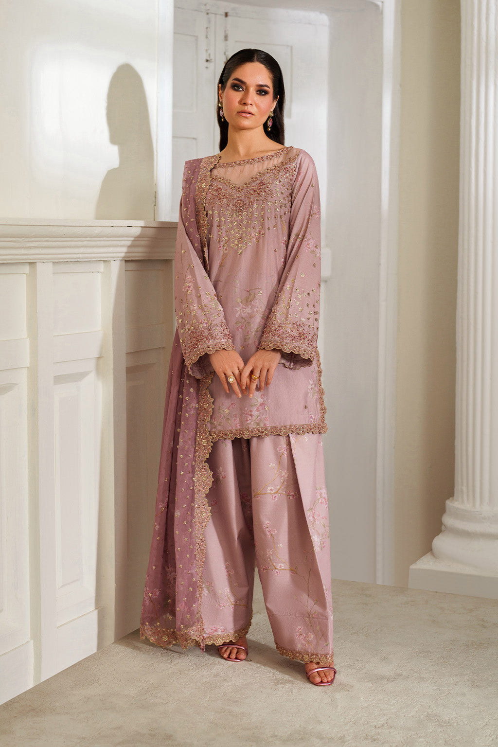 UE-540 Printed Raw Silk Secondary image