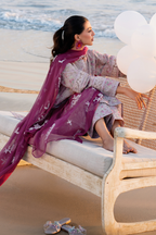 UE-403 Embroidered Lawn - Iznik
