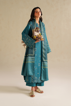 UE-587 Embroidered Khaddar - Iznik
