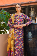 UE-233 Printed Lawn - Iznik