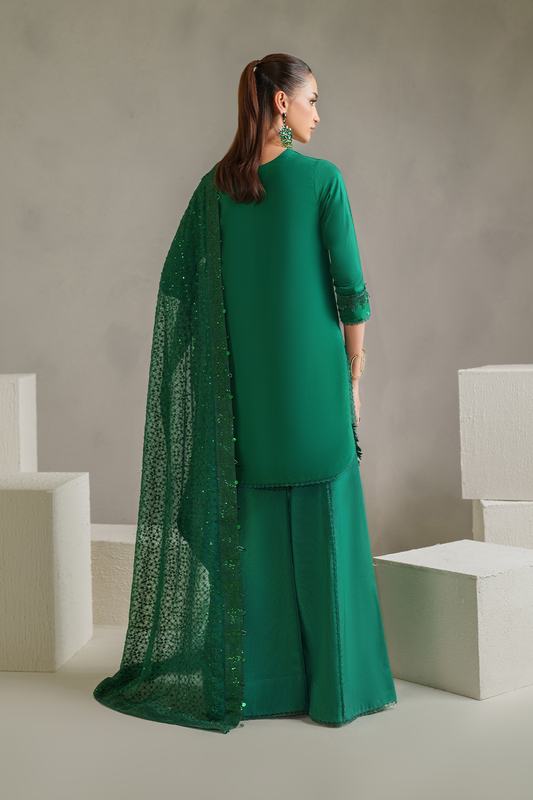 IP-337 Embroidered Rawsilk - Iznik