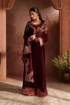 IV-55 Embroidered Velvet