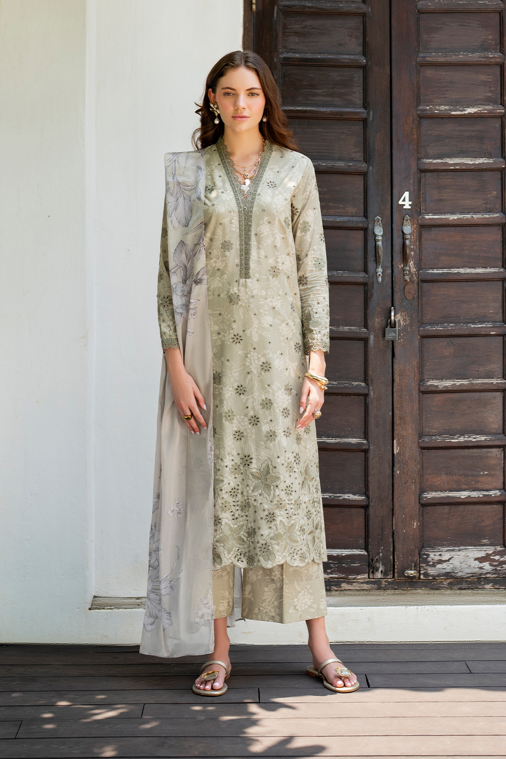SS-07 Embroidered Lawn Main image