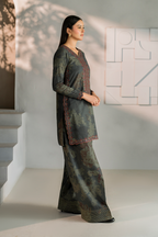 IP-262 Printed Khaddar - Iznik