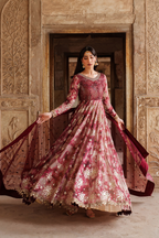 UE-533 Printed Chiffon - Iznik