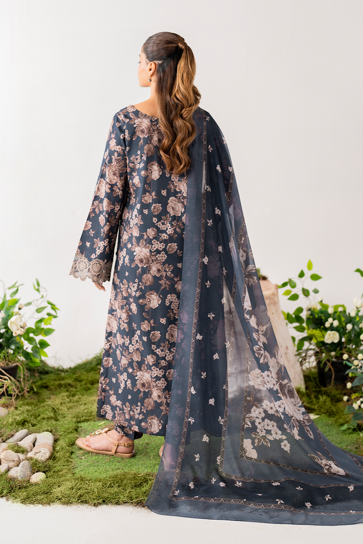 UE-279 Printed Lawn - Iznik