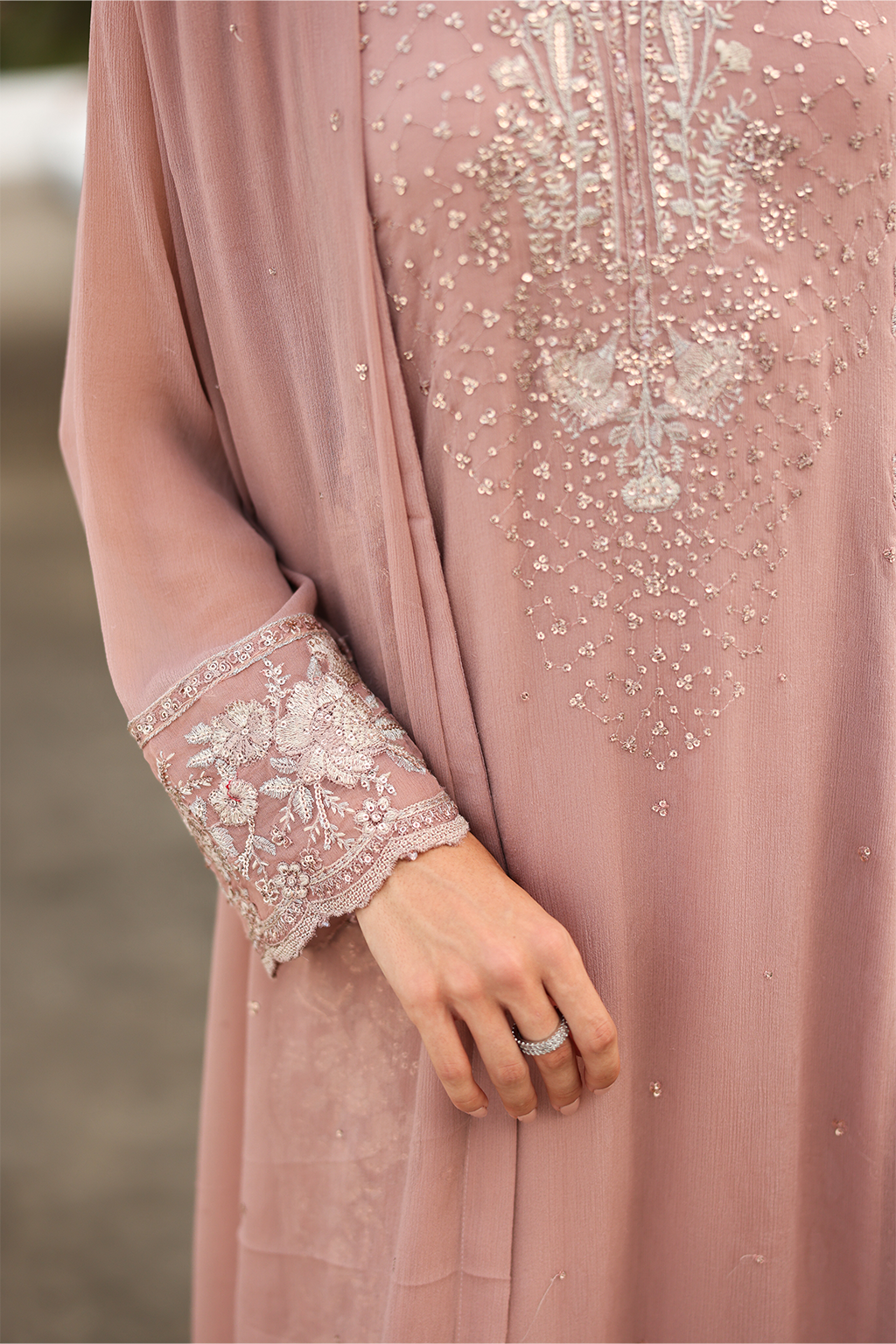 CC-69 Embroidered Chiffon Secondary image