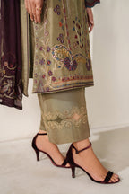 UE-614 Embroidered Ramen Silk