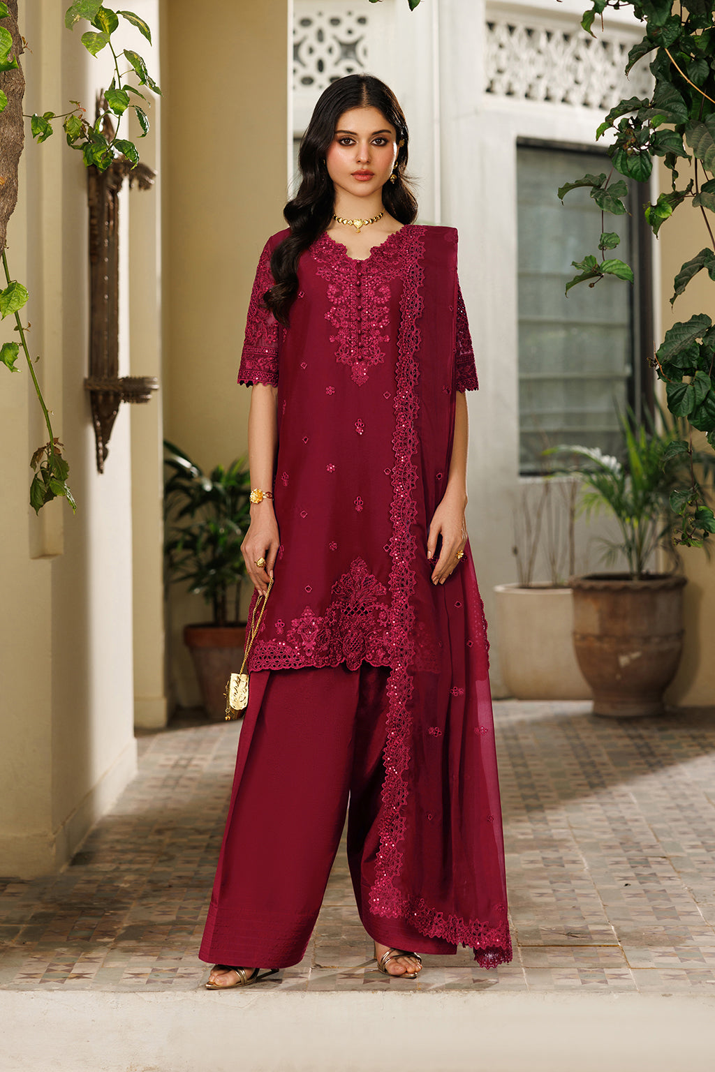 CC-97 Embroidered Chiffon Main image
