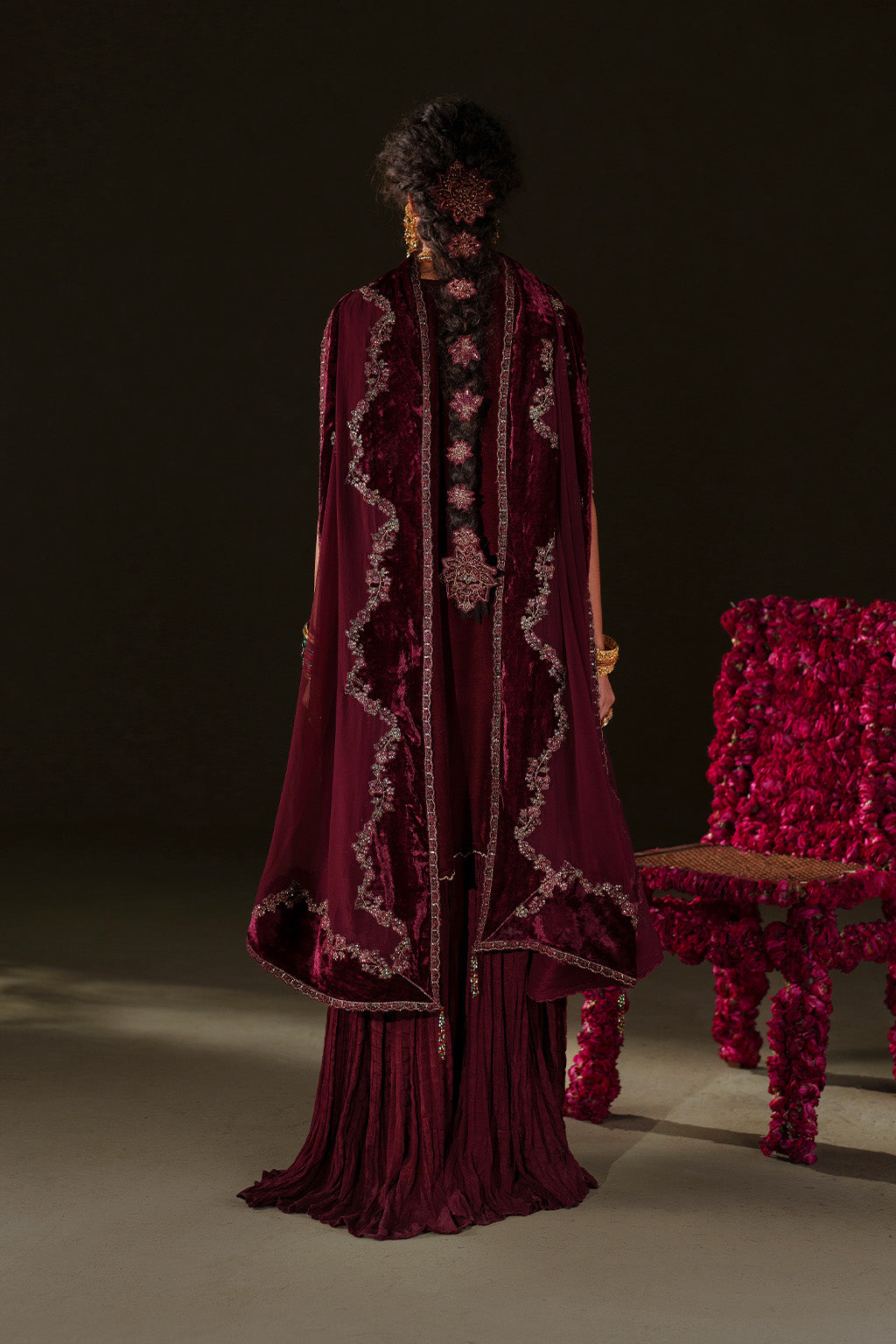 IV-71  Embroidered Velvet