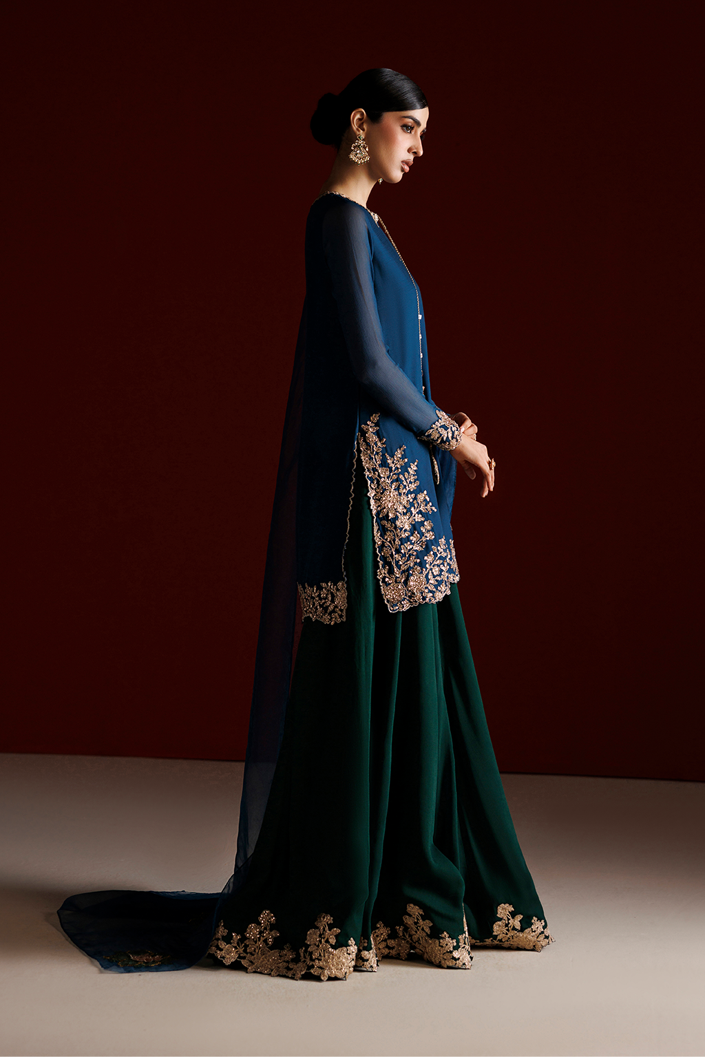 CC-102 Embroidered Chiffon Secondary image
