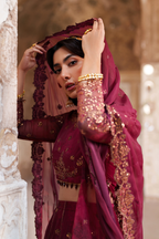 UE-554 Printed Chiffon - Iznik