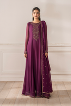 UE-480  Embroidered Chiffon - Iznik