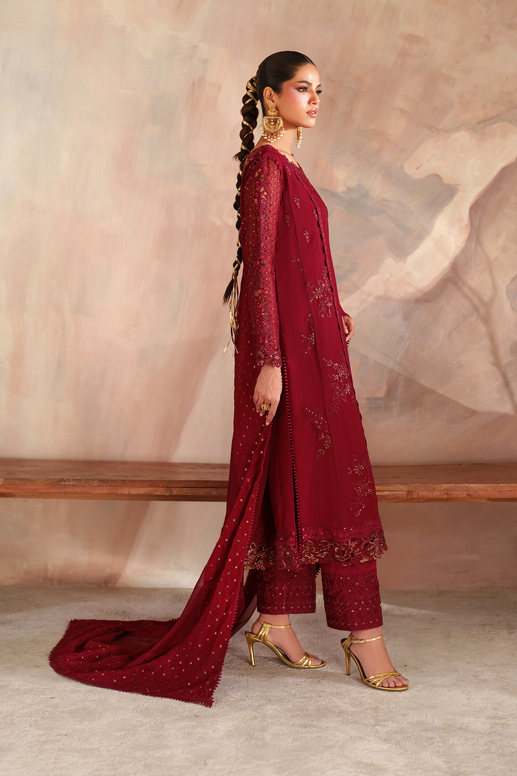 CC-83 Embroidered Chiffon