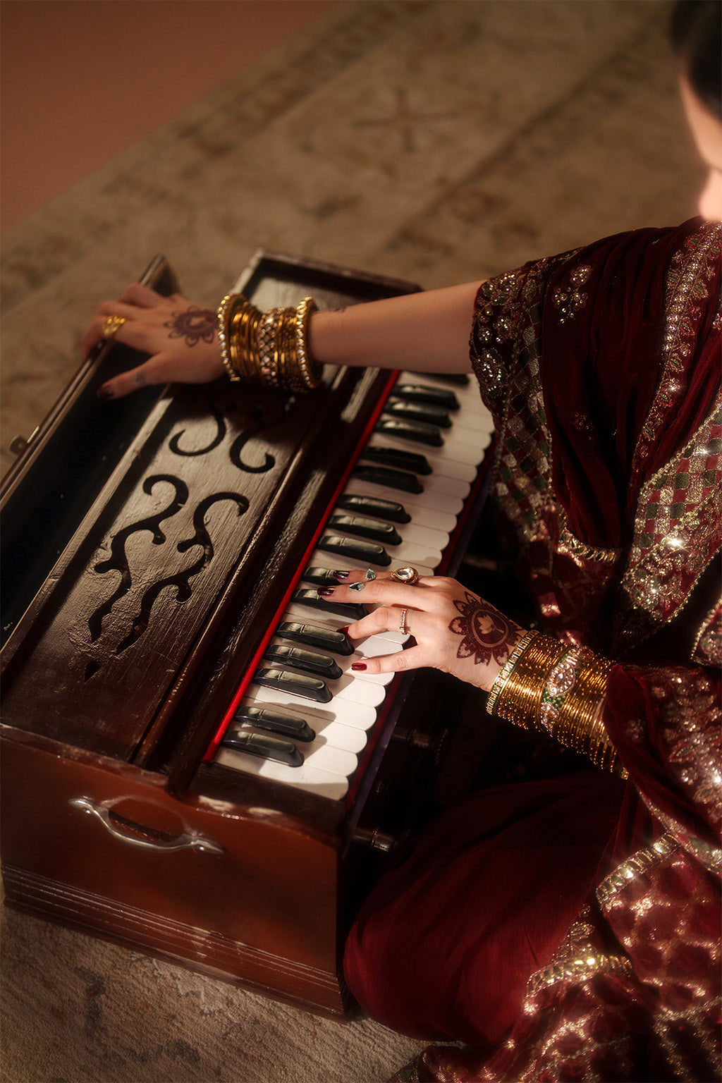 IV-56 Embroidered Velvet