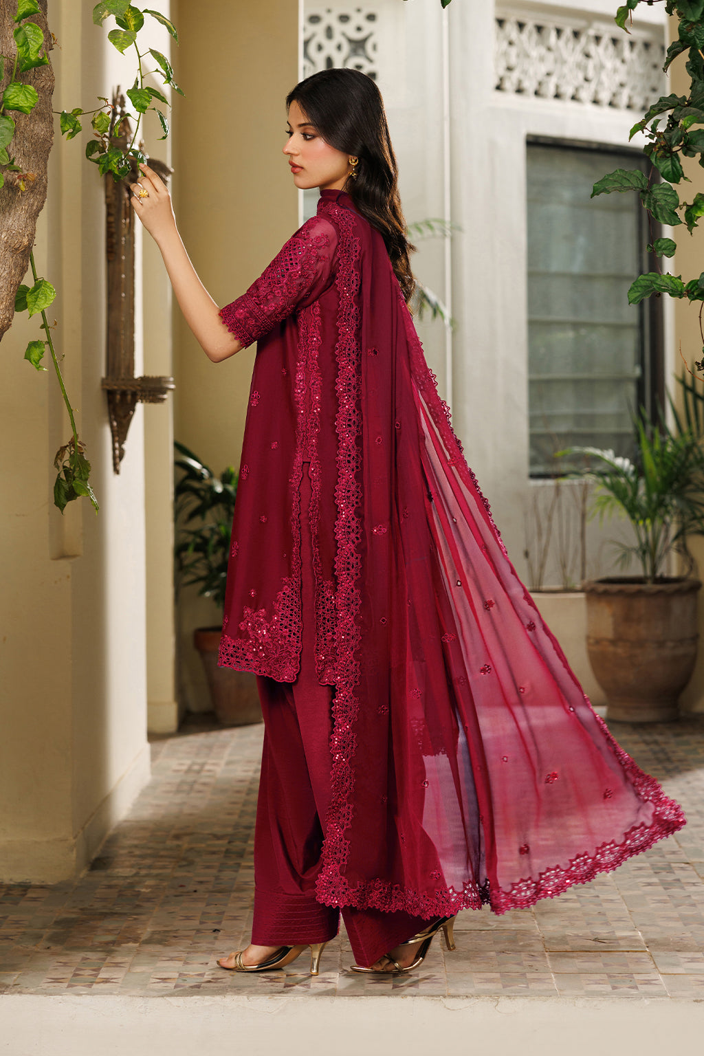 CC-97 Embroidered Chiffon
