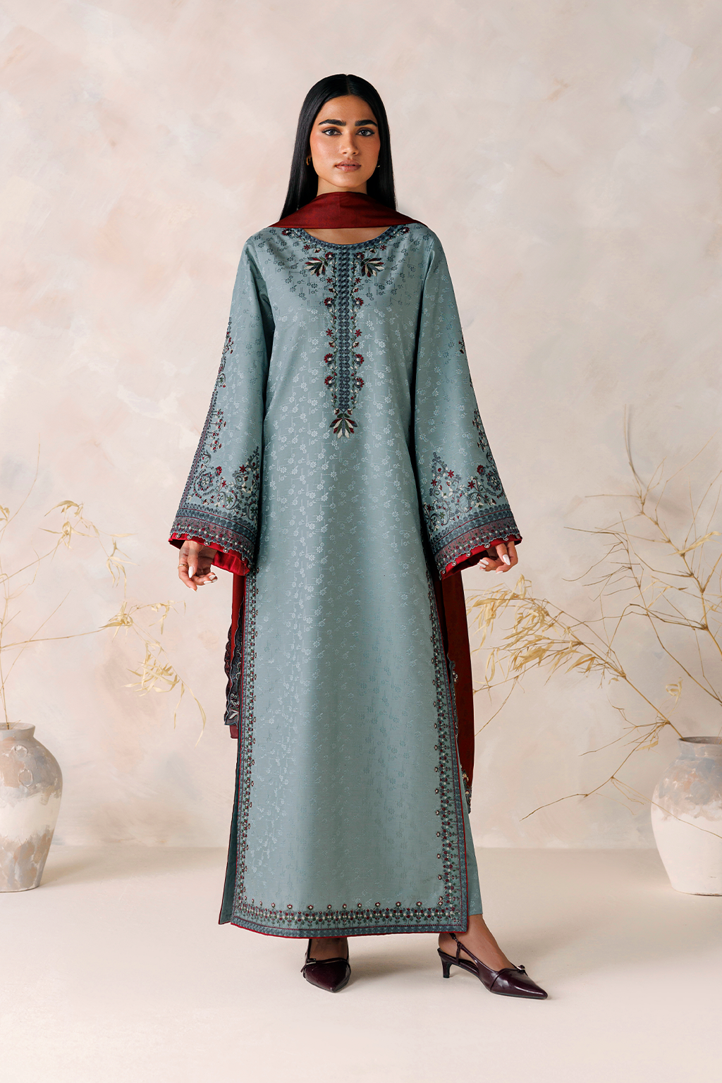 UE-741 Dyed Viscose Jacquard
