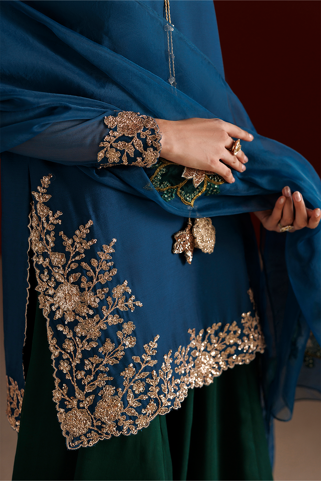 CC-102 Embroidered Chiffon Secondary image