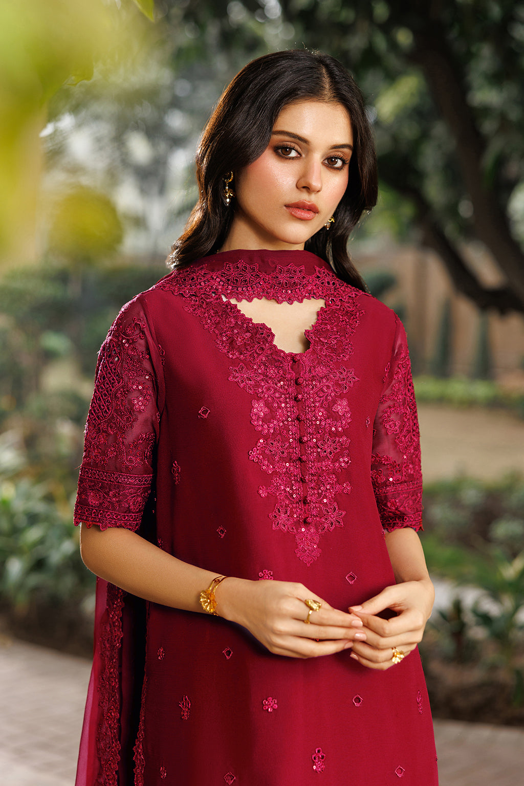 CC-97 Embroidered Chiffon