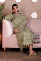 UE-698 Embroidered Lawn