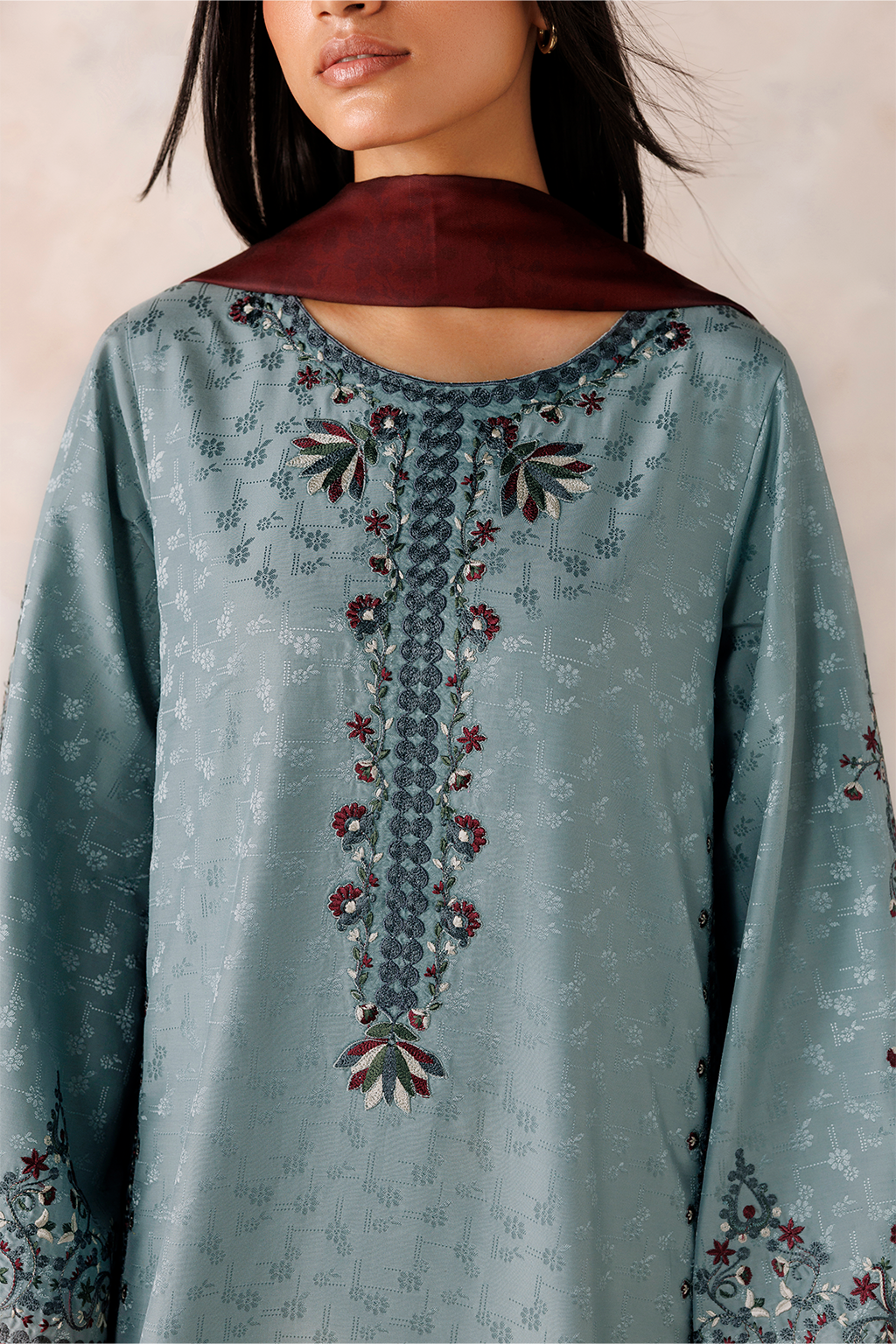 UE-741 Dyed Viscose Jacquard