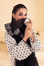 UE-261 Embroidered Lawn - Iznik