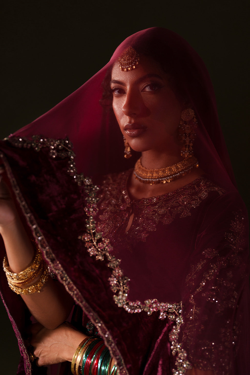 IV-71  Embroidered Velvet