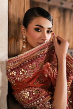 ILC-07 Embroidered Printed Silk (frock)