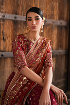 ILC-07 Embroidered Printed Silk (frock)