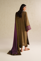 UE-573 Printed Khaddar - Iznik