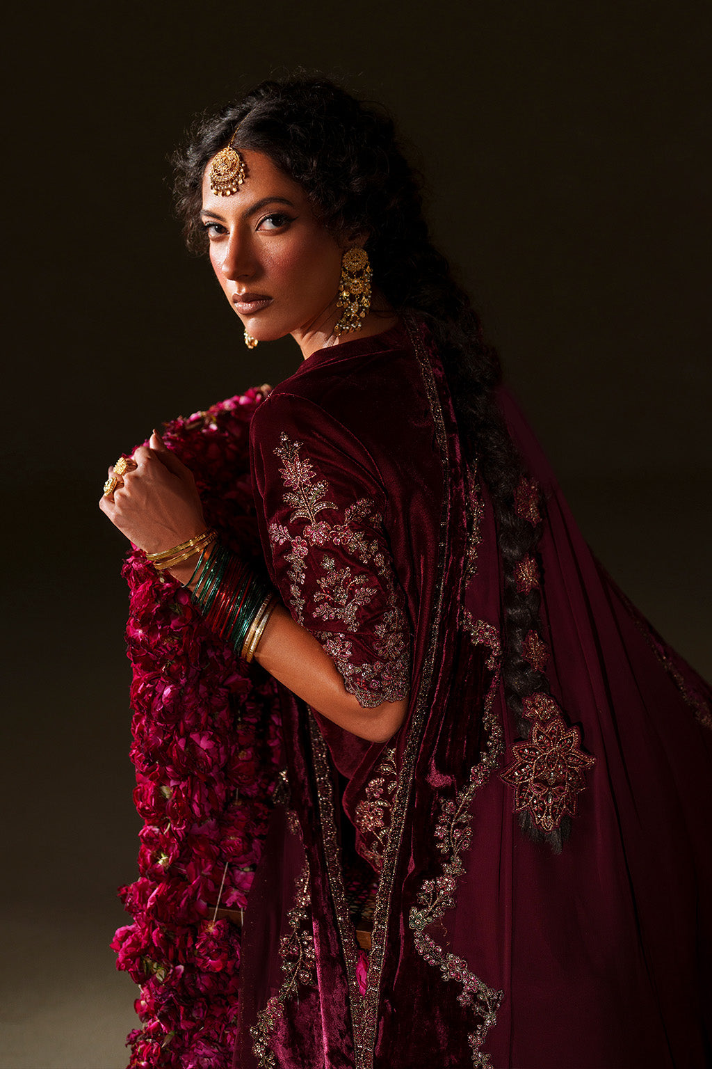 IV-71  Embroidered Velvet