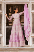 UE-555 Printed Chiffon - Iznik